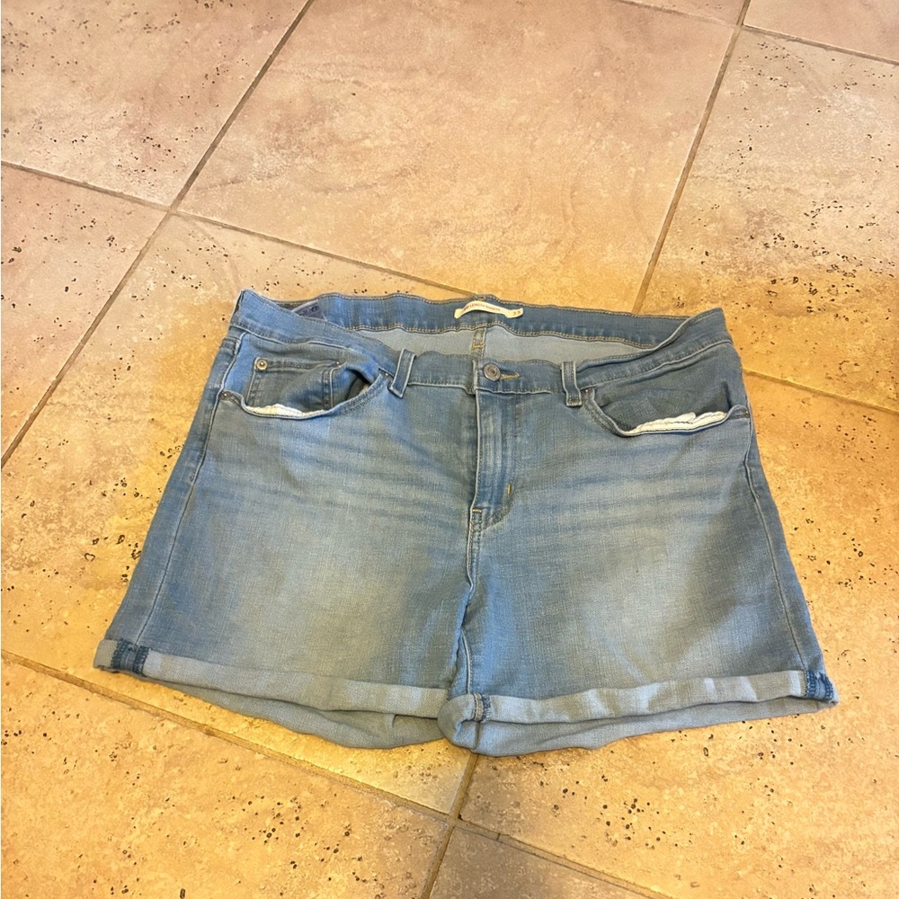 Levi’s Blue Denim Jean Shorts